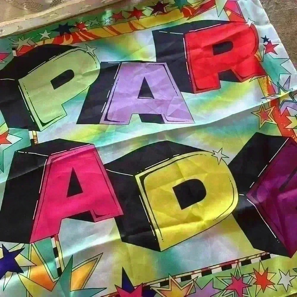 NWOT Parade Star Patterned Scarf - Picture 2 of 5